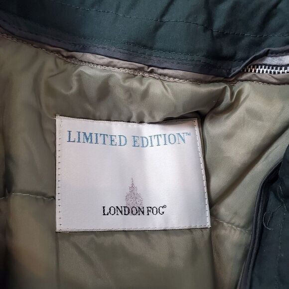 Vintage London Fog Griffith Mens Size XL Green Zip Up Removable Liner Jacket New - Picture 7 of 8